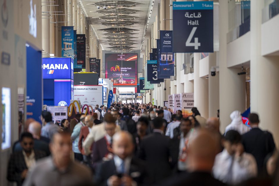Middle East Energy 2026 event photography at Dubai World Trade Centre
