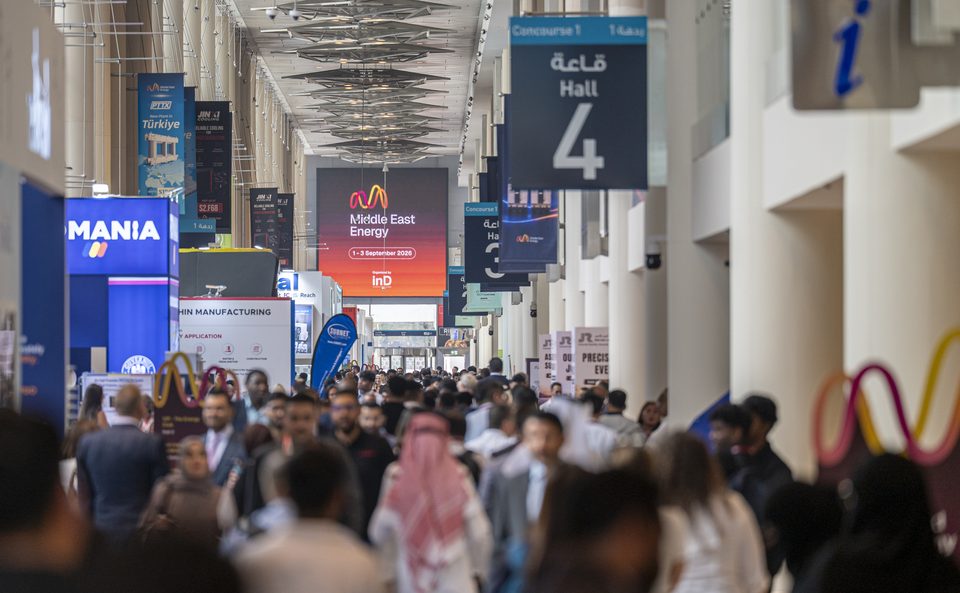 Middle East Energy 2026 event photography at Dubai World Trade Centre